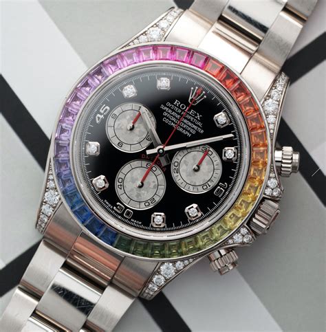 rolex daytona rainbow costo|rolex rainbow daytona original price.